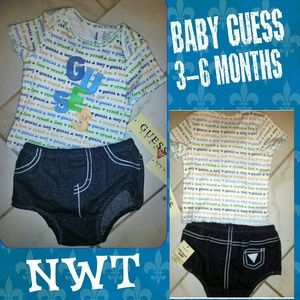 - NWT Baby Guess Boy/Girl Summer Set 3-6 months Kids